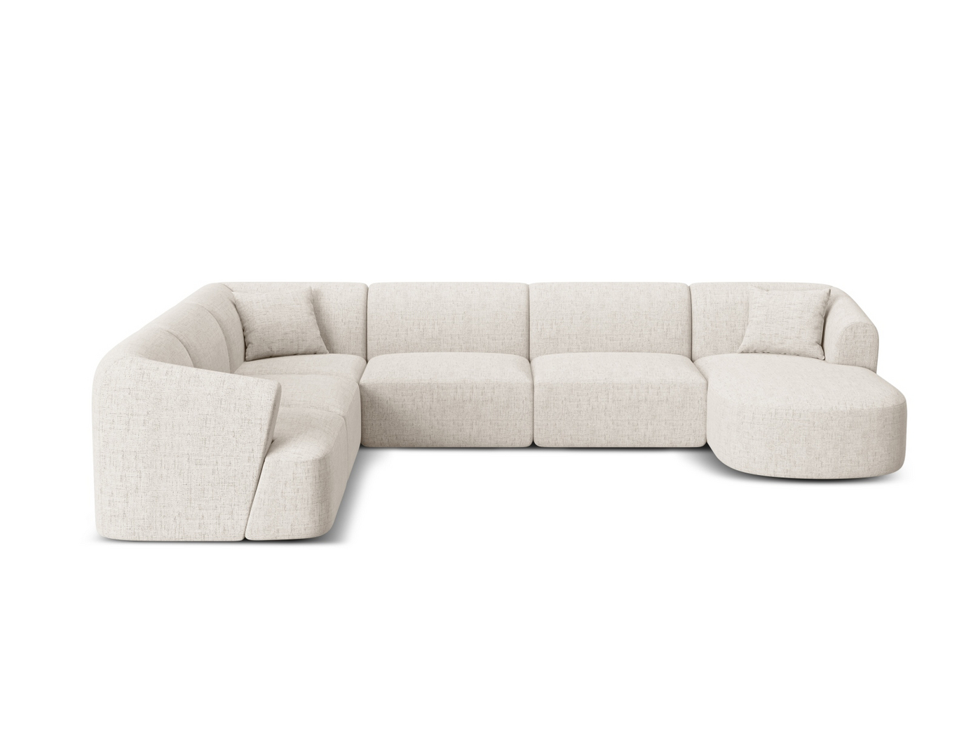 Cosmopolitan Design venstrevendt panoramamodulhjørnesofa, 