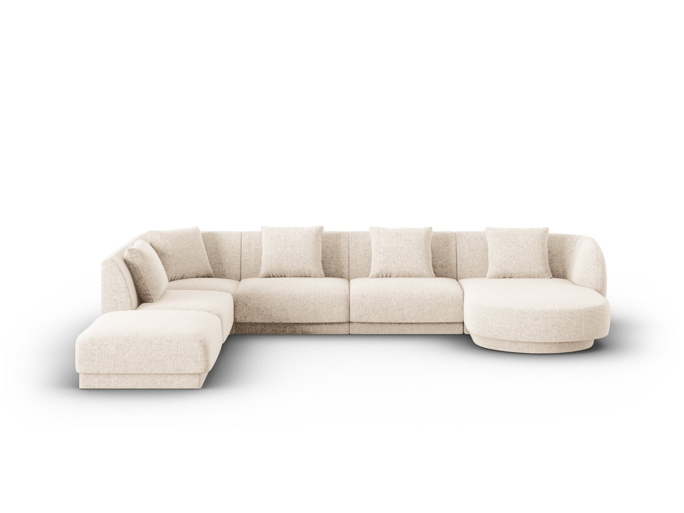 Cosmopolitan Design venstrevendt panoramahjørnesofa, 