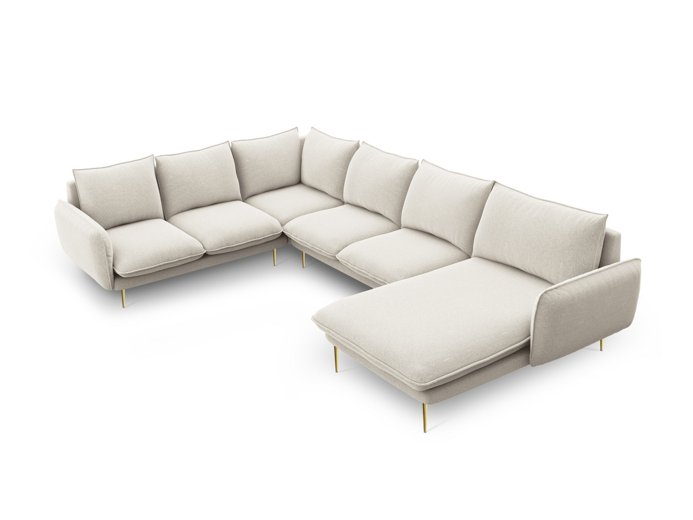 Cosmopolitan Design venstrevendt panoramahjørnesofa, 