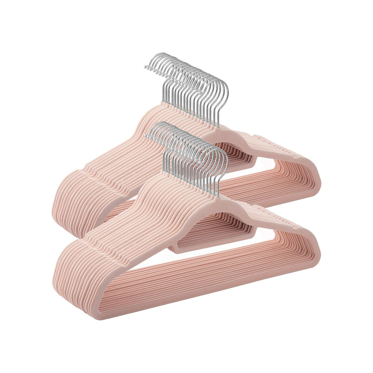 SONGMICS fløjlsbøjler, 50-pak, 43.5 × 0.6 × 22.5 cm, CRF020