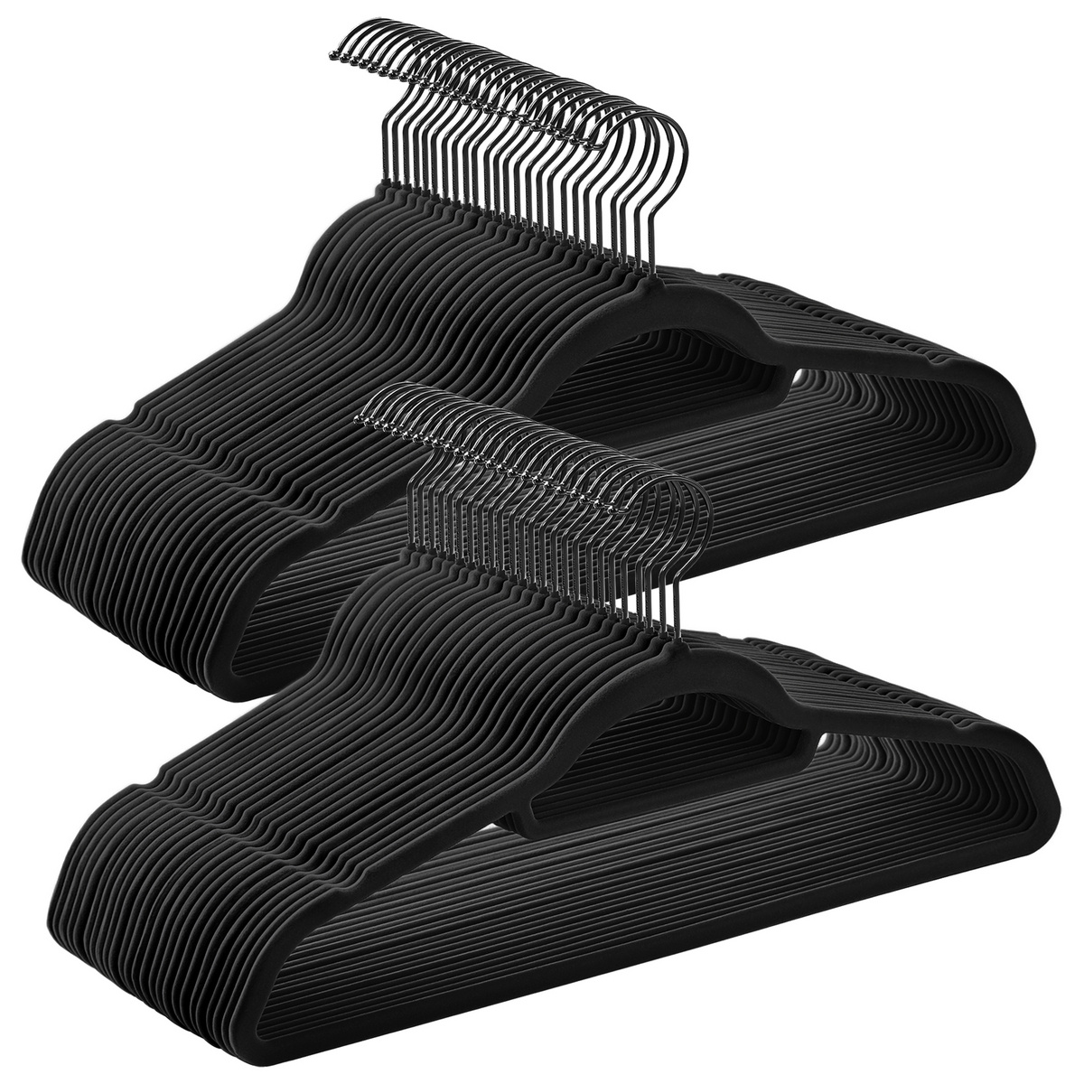 SONGMICS fløjlsbøjler, 50-pak, CRF021
