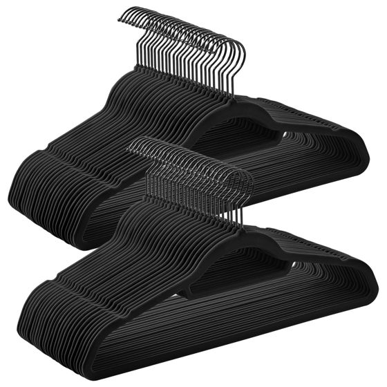 Songmics fløjlsbøjler, 50-pak, CRF021