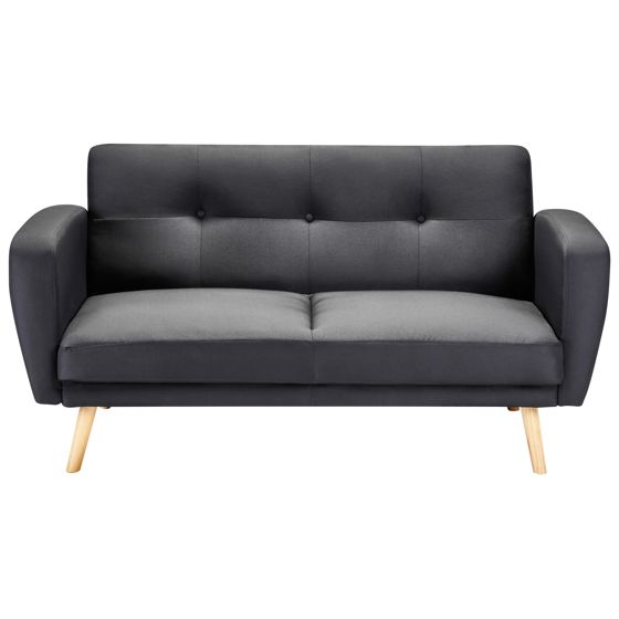 Sovesofa 2 personers FLORLI Sort