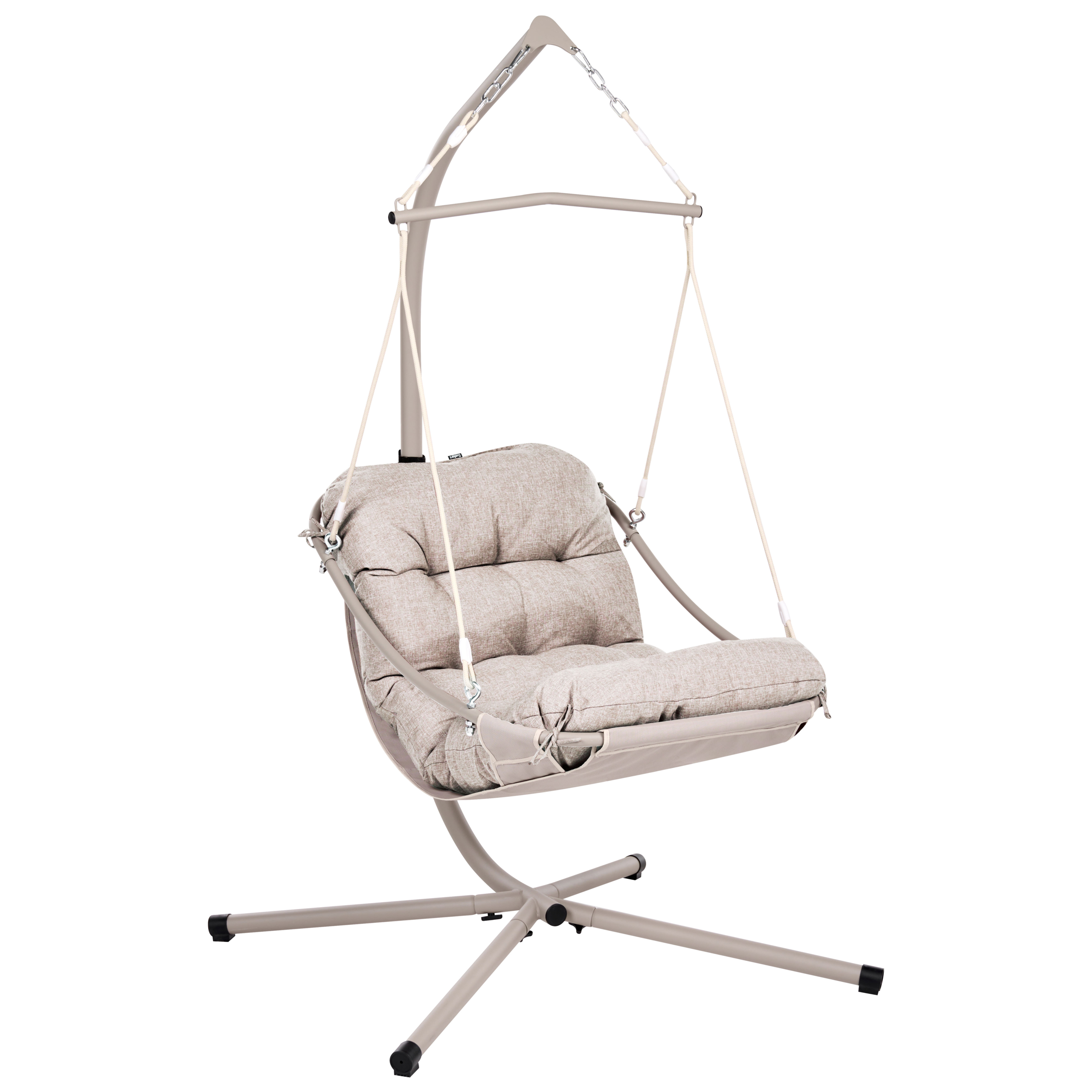Hængestol med stativ ALGHERO Metal Beige