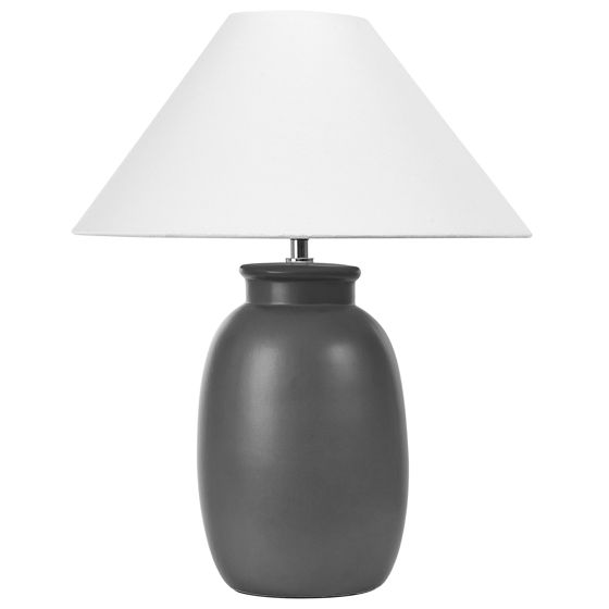 Bordlampe PATILLAS Keramik Sort