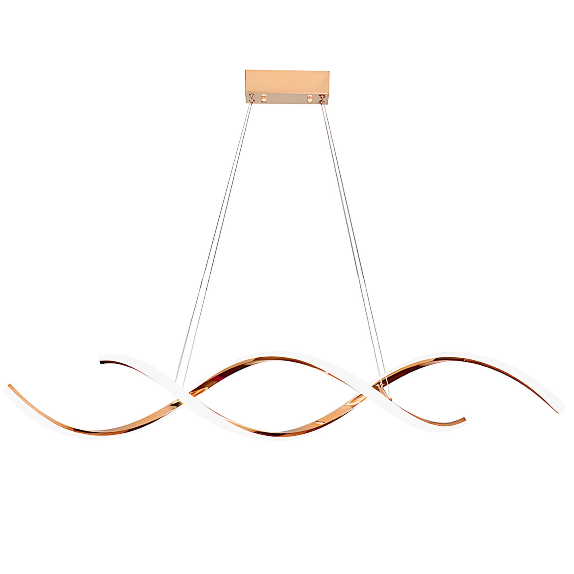 TOOLIGHT hængende loftlampe LHJ021-CP LED Rosaguld 110x16x30cm