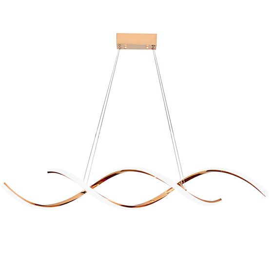 TOOLIGHT hængende loftlampe LHJ021-CP LED Rosaguld 110x16x30cm