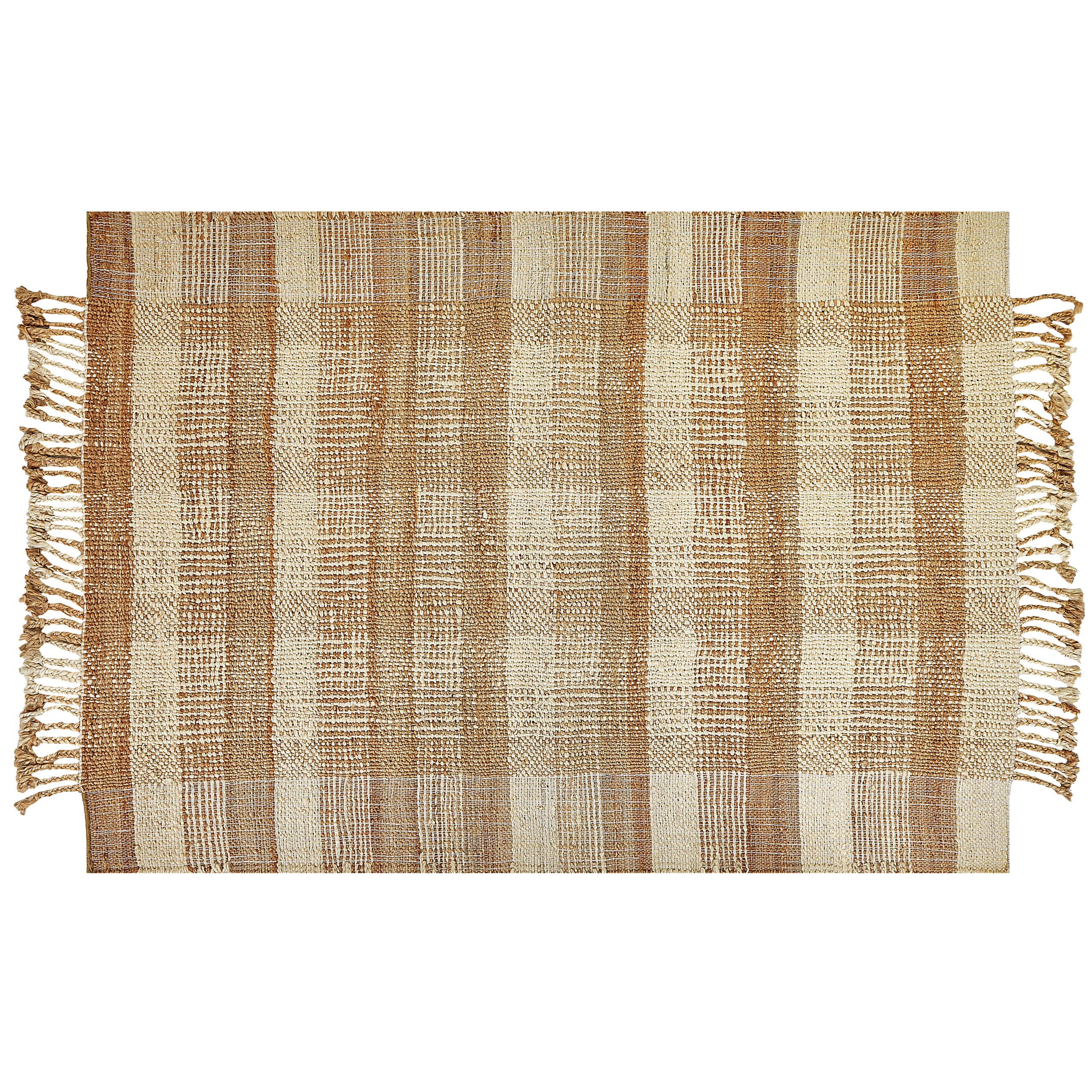Gulvtæppe BERISSA Beige 140 x 200 cm Jute