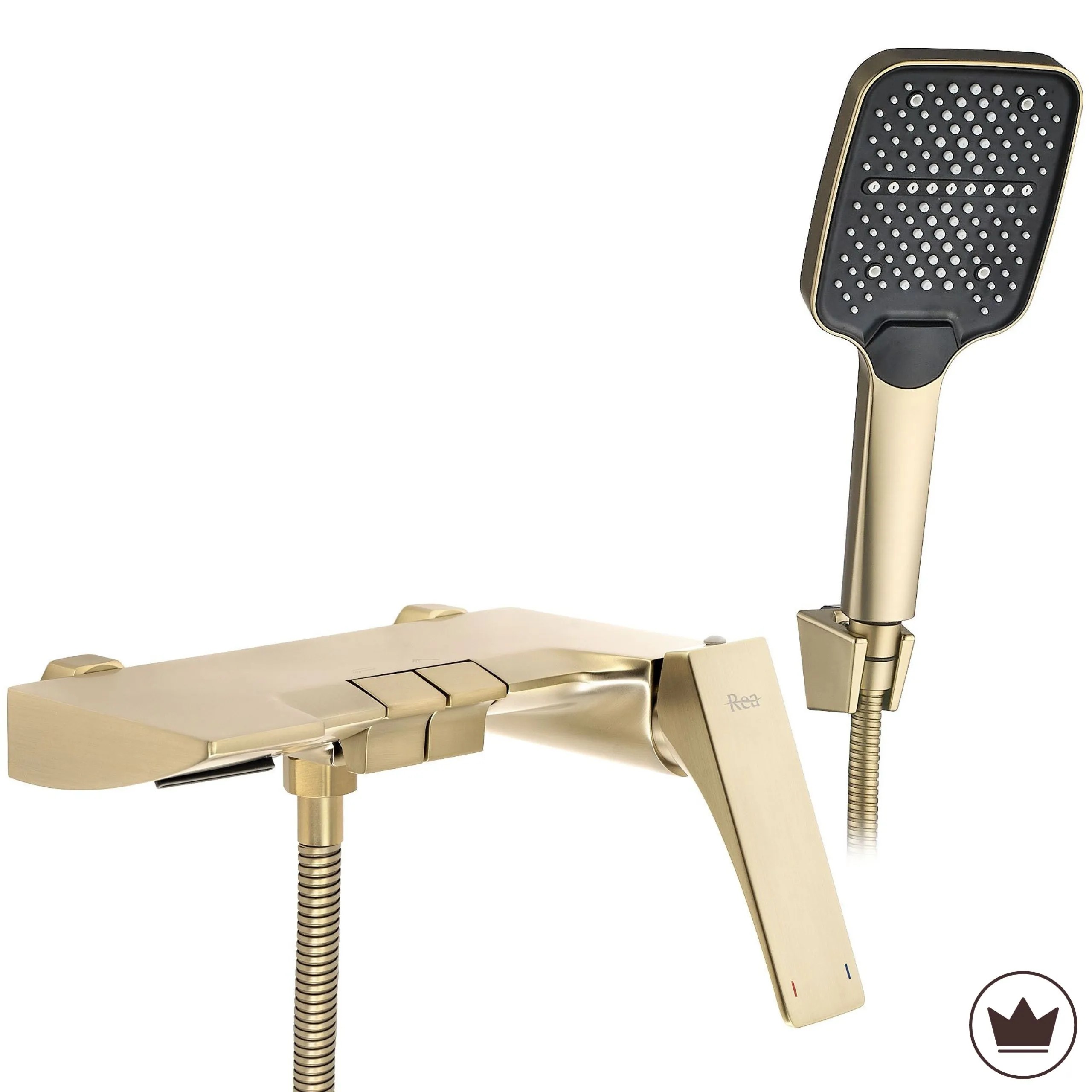 REA Premium badekarsarmatur joe , Børstet guld, 15,5x8x12cm