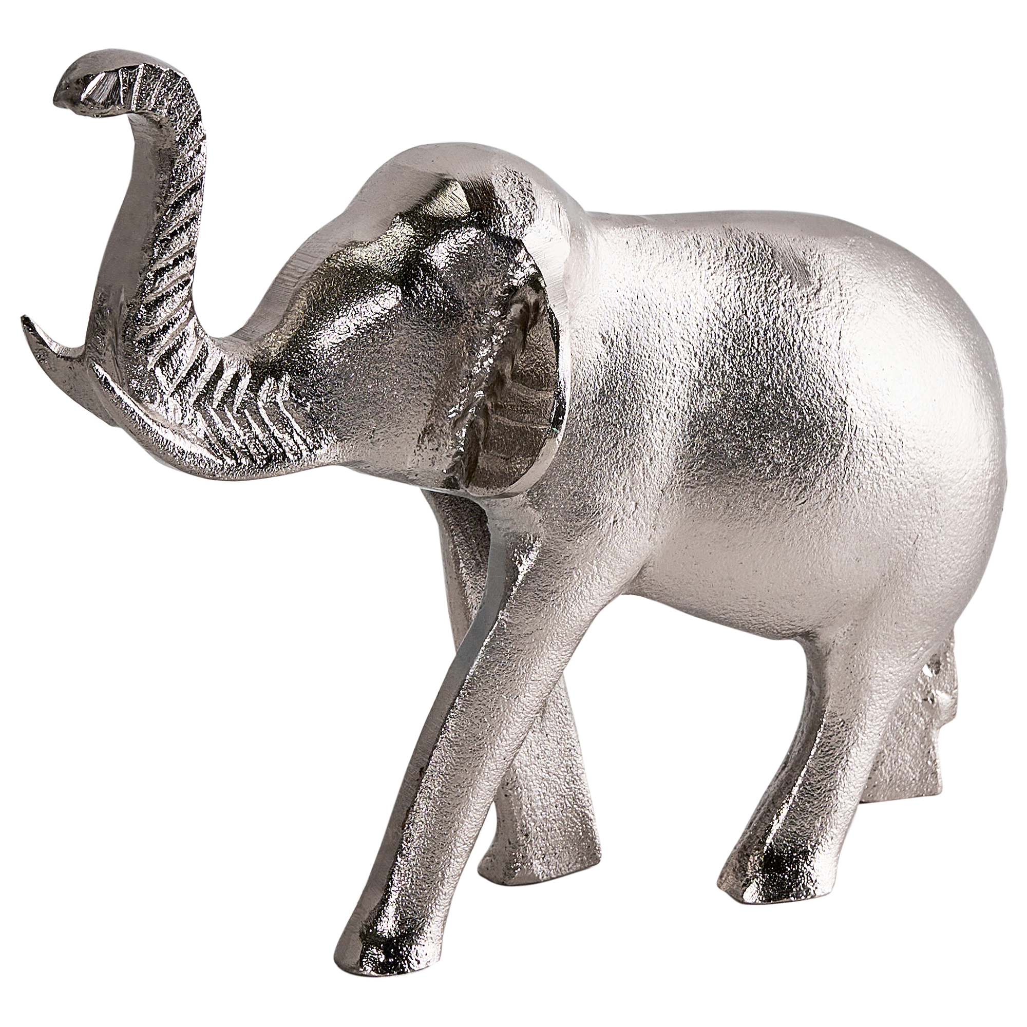 Dekorativ figur Elefant MIOGOST Metal Sølv