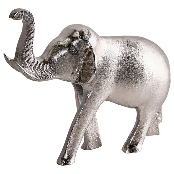 Dekorativ figur Elefant MIOGOST Metal Sølv