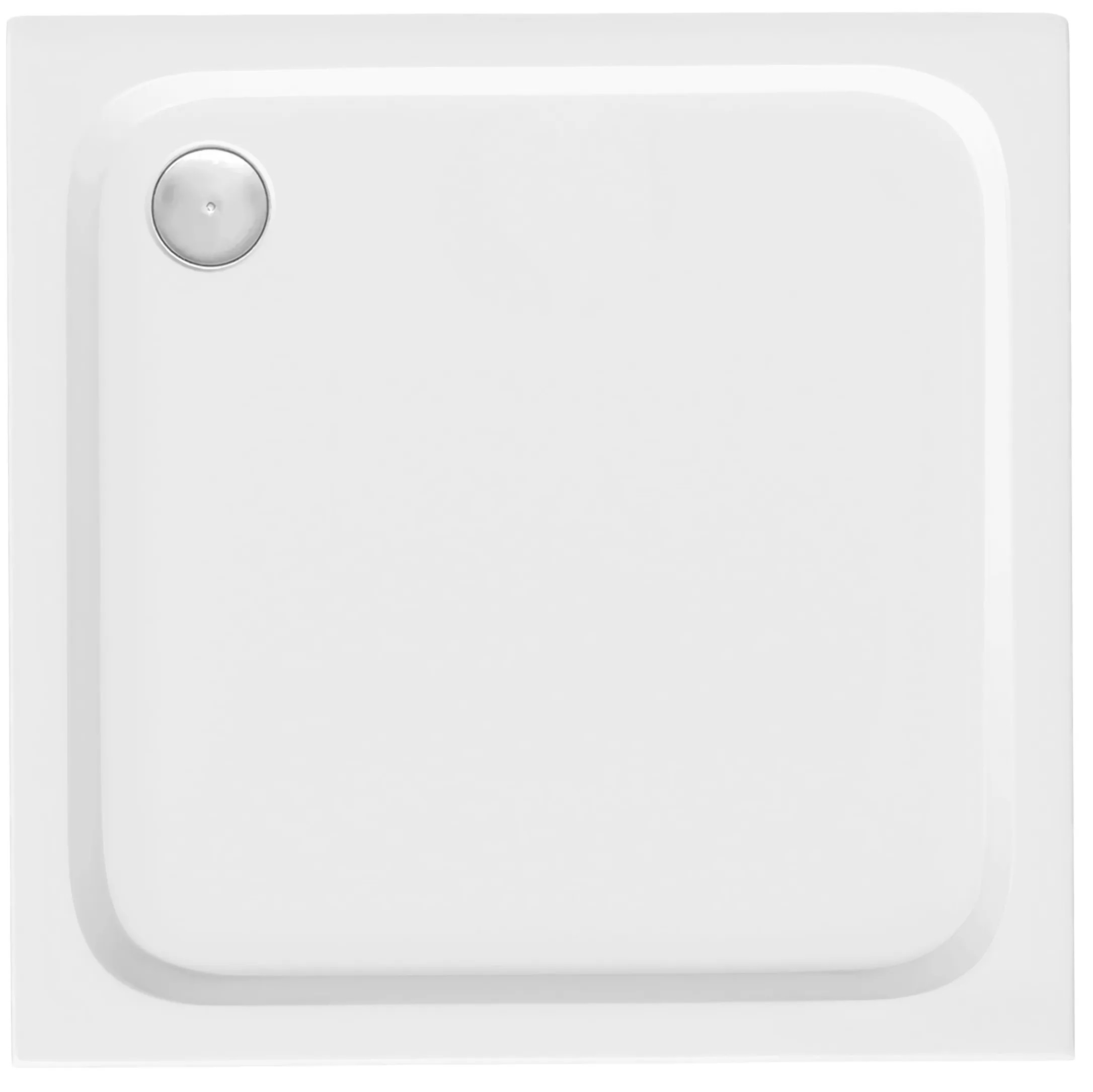 REA brusekar belmond 90x90 Hvid, 90x90x5cm
