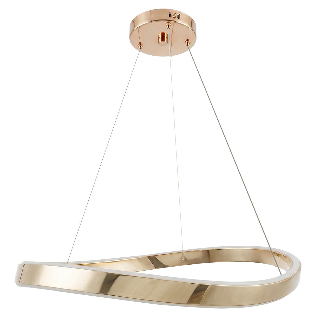 TOOLIGHT hængende loftlampe SWE068-CP 80cm Guld 80x80x5cm