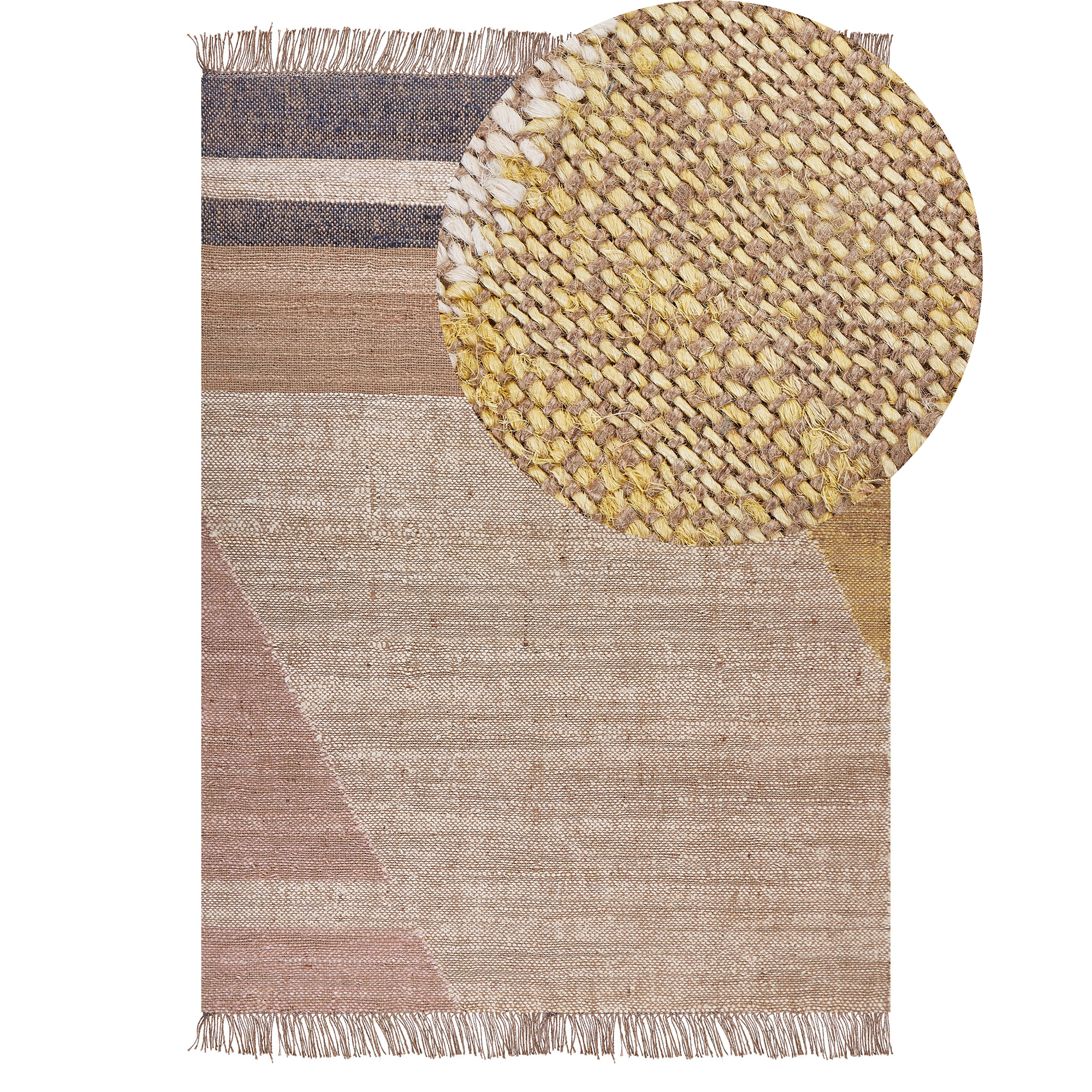 Gulvtæppe SAMLAR Brun 140 x 200 cm Jute