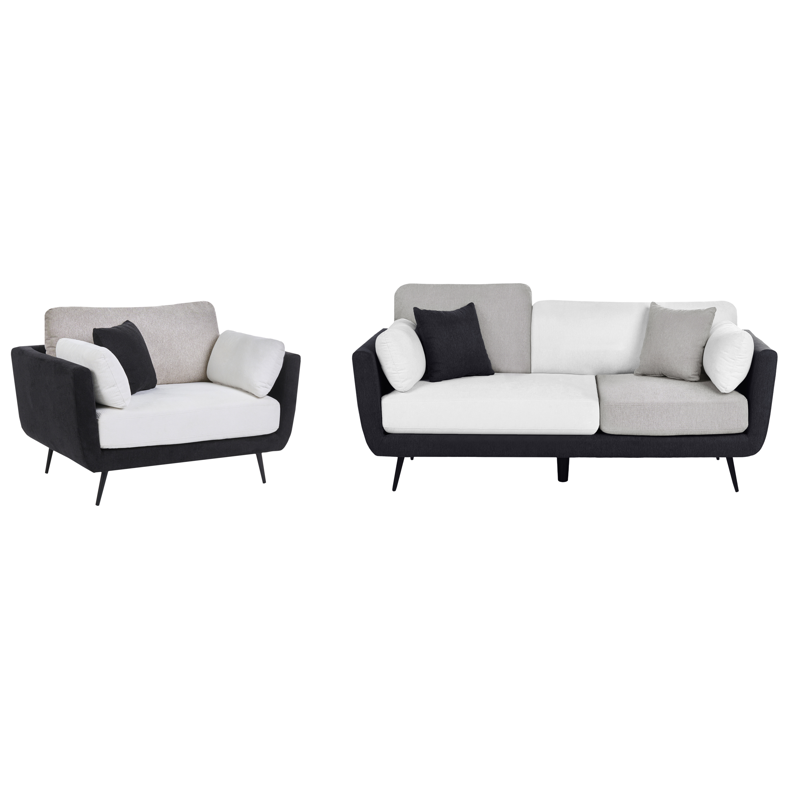 Sofasæt 4 personers BOLGA Sort