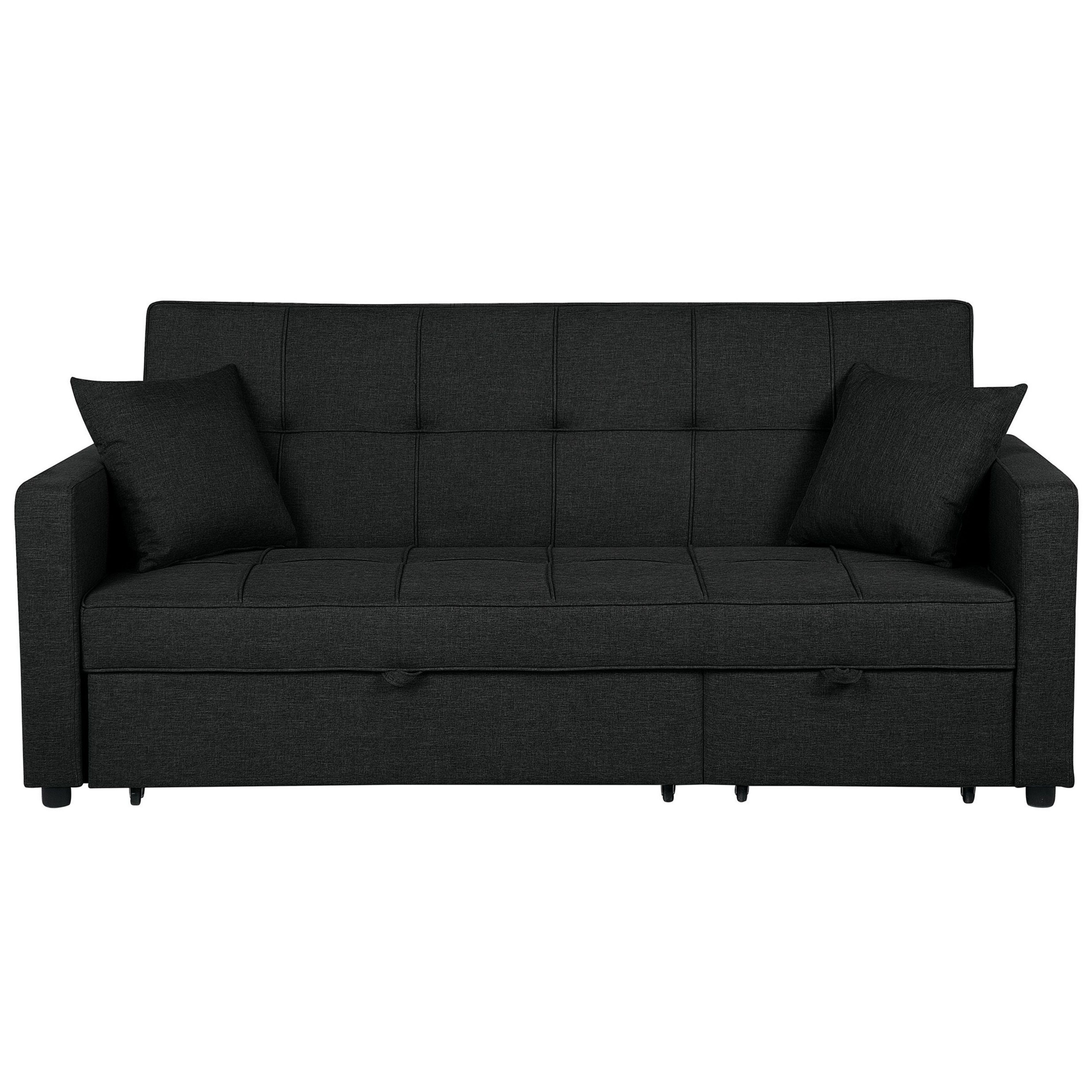Sovesofa 3 personers GLOMMA Sort