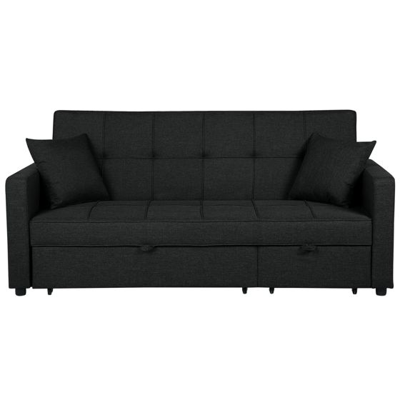 Sovesofa 3 personers GLOMMA Sort
