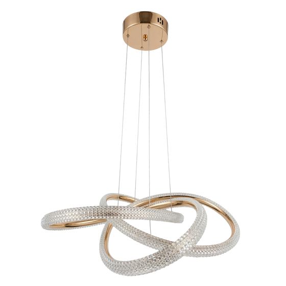 TOOLIGHT hængende loftlampe G153-CP GOLD plafon Guld 85x60x60cm