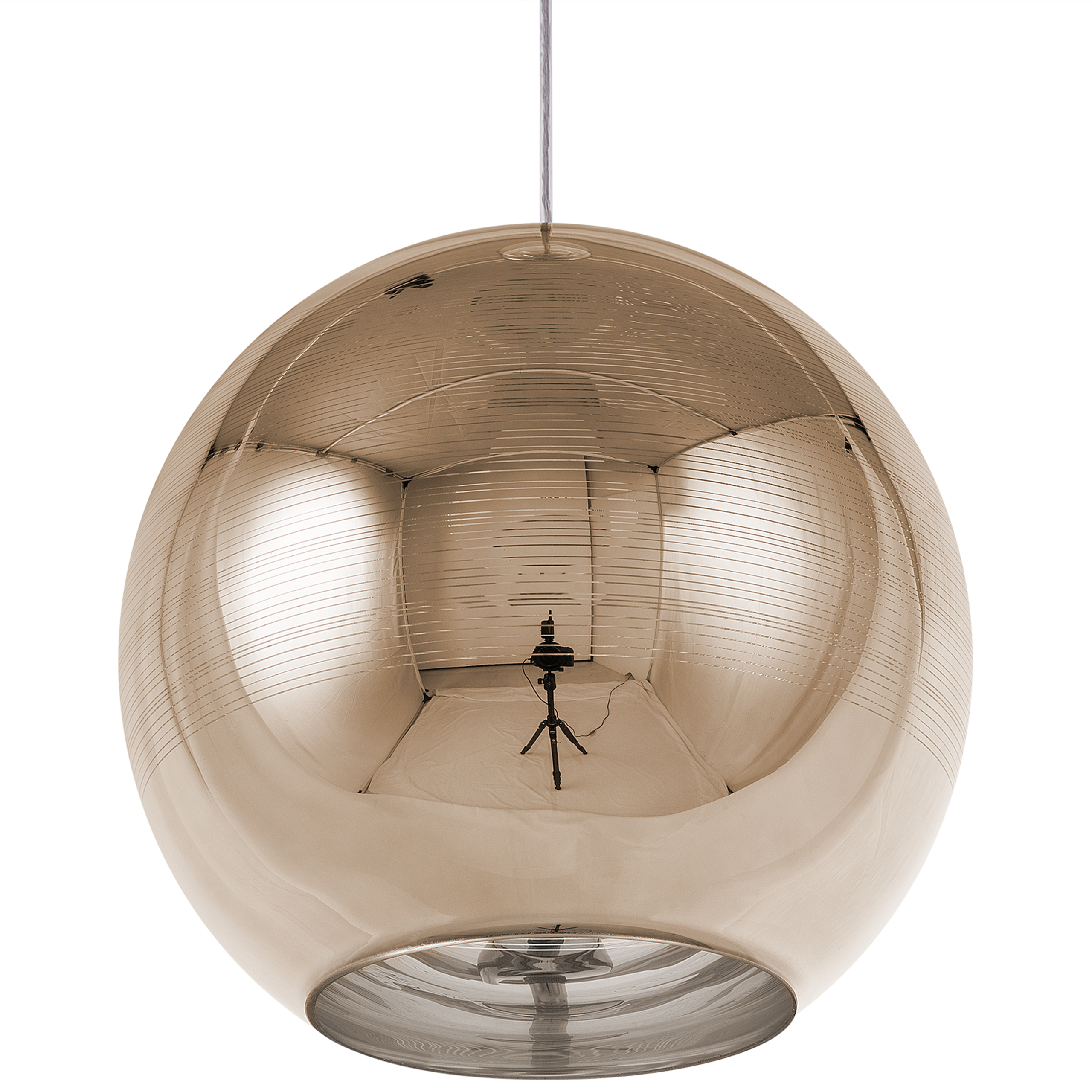 Loftlampe ASARO Glas Guld