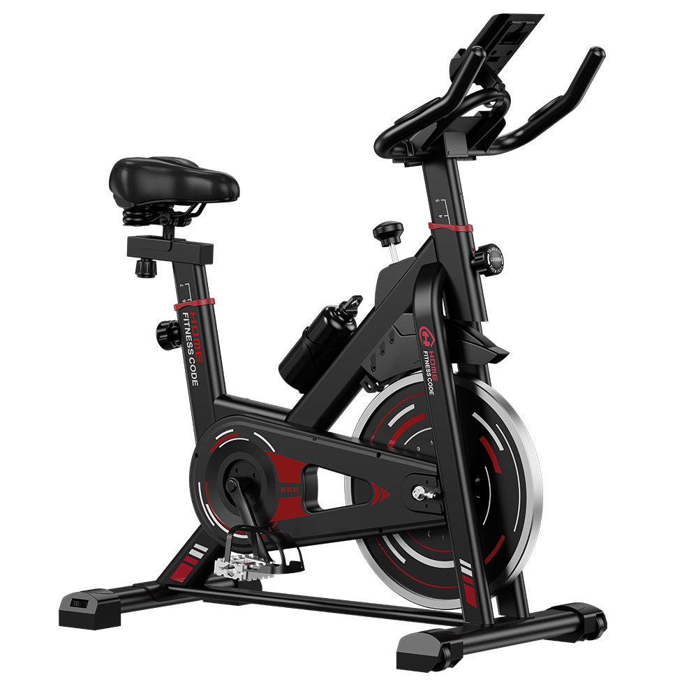 Hjemme motionscykel 8 kg svinghjul LCD display til daglig træning