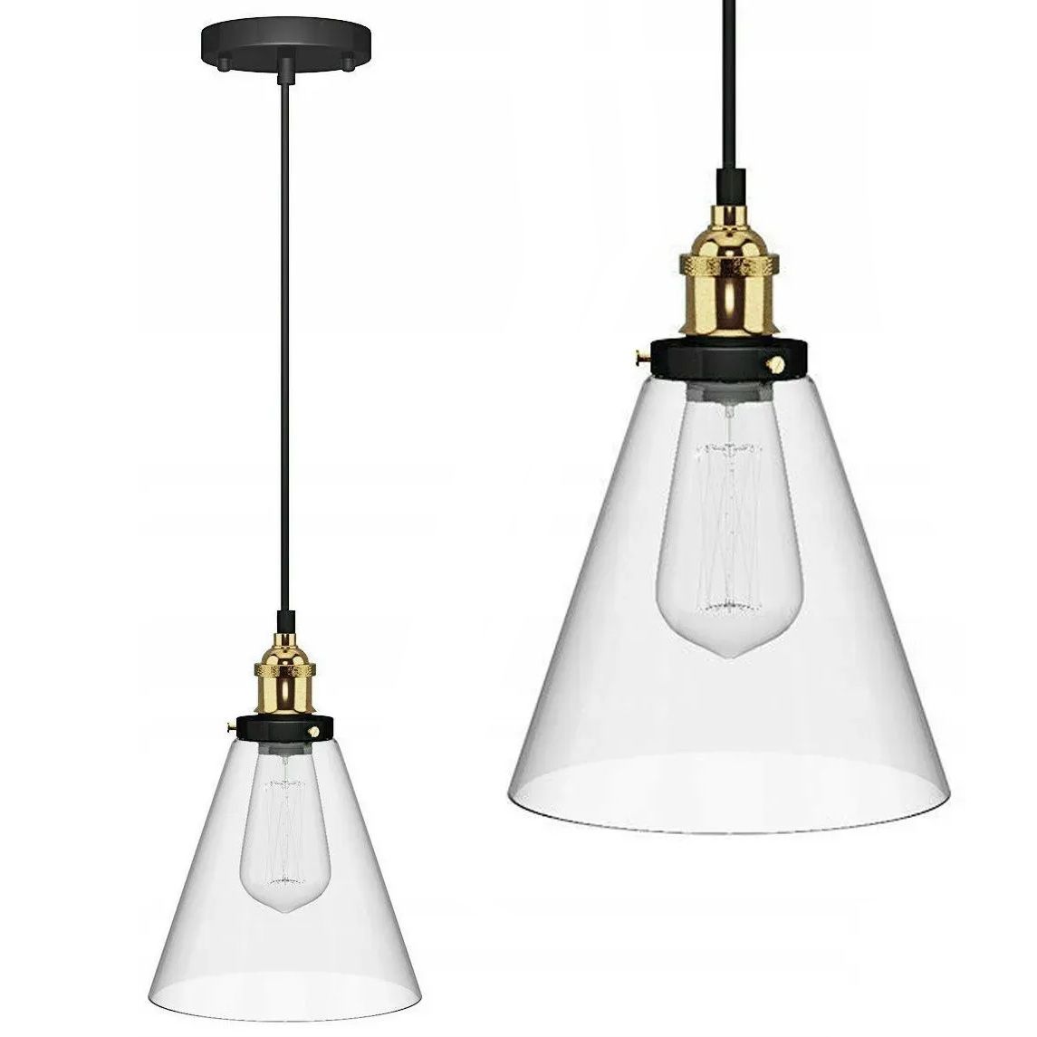 TOOLIGHT hængende loftlampe APP042-1CP VERTO A Gennemsigtig 13x10x18cm