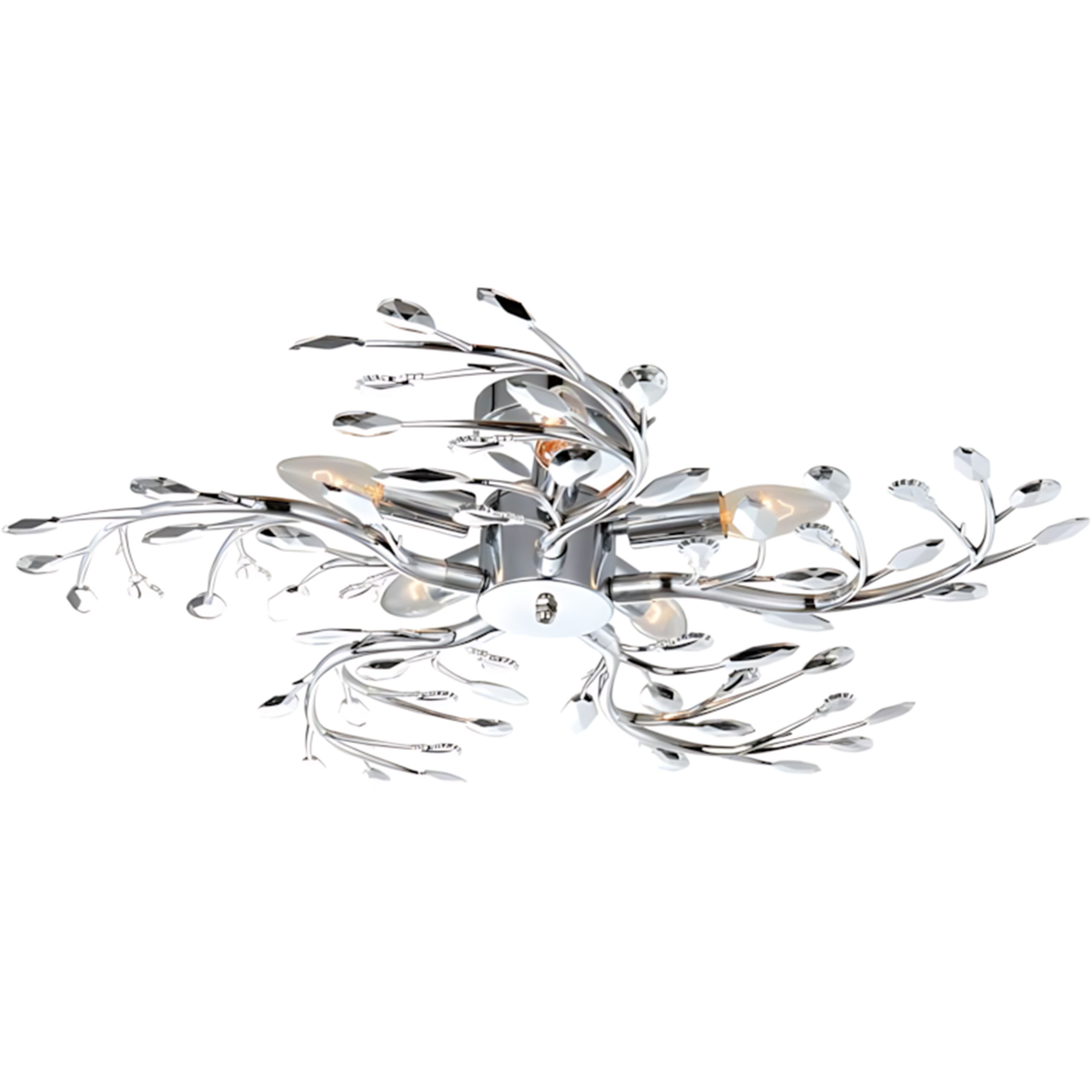 Toolight Loftslampe EBT020-5C Krom 61,5x61,5x15cm