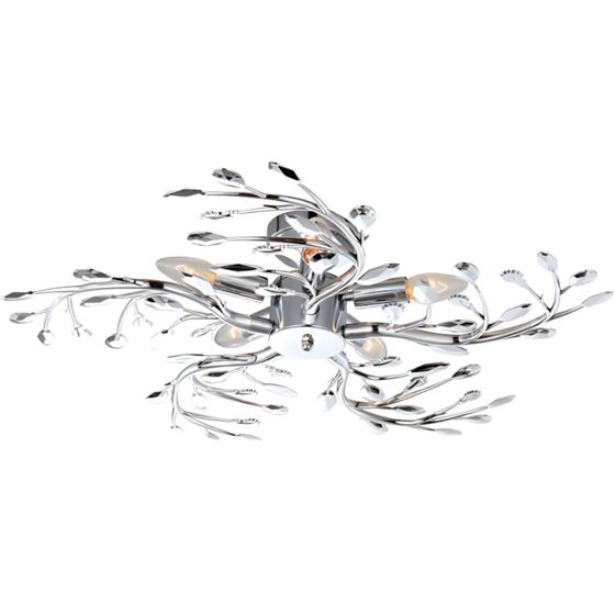 Toolight Loftslampe EBT020-5C Krom 61,5x61,5x15cm