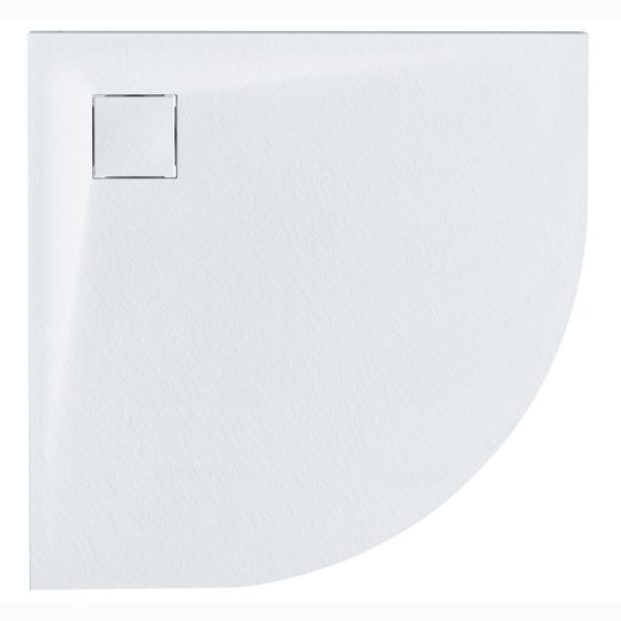 Brusekar PARON 90 x 90 x 3 cm Hvid