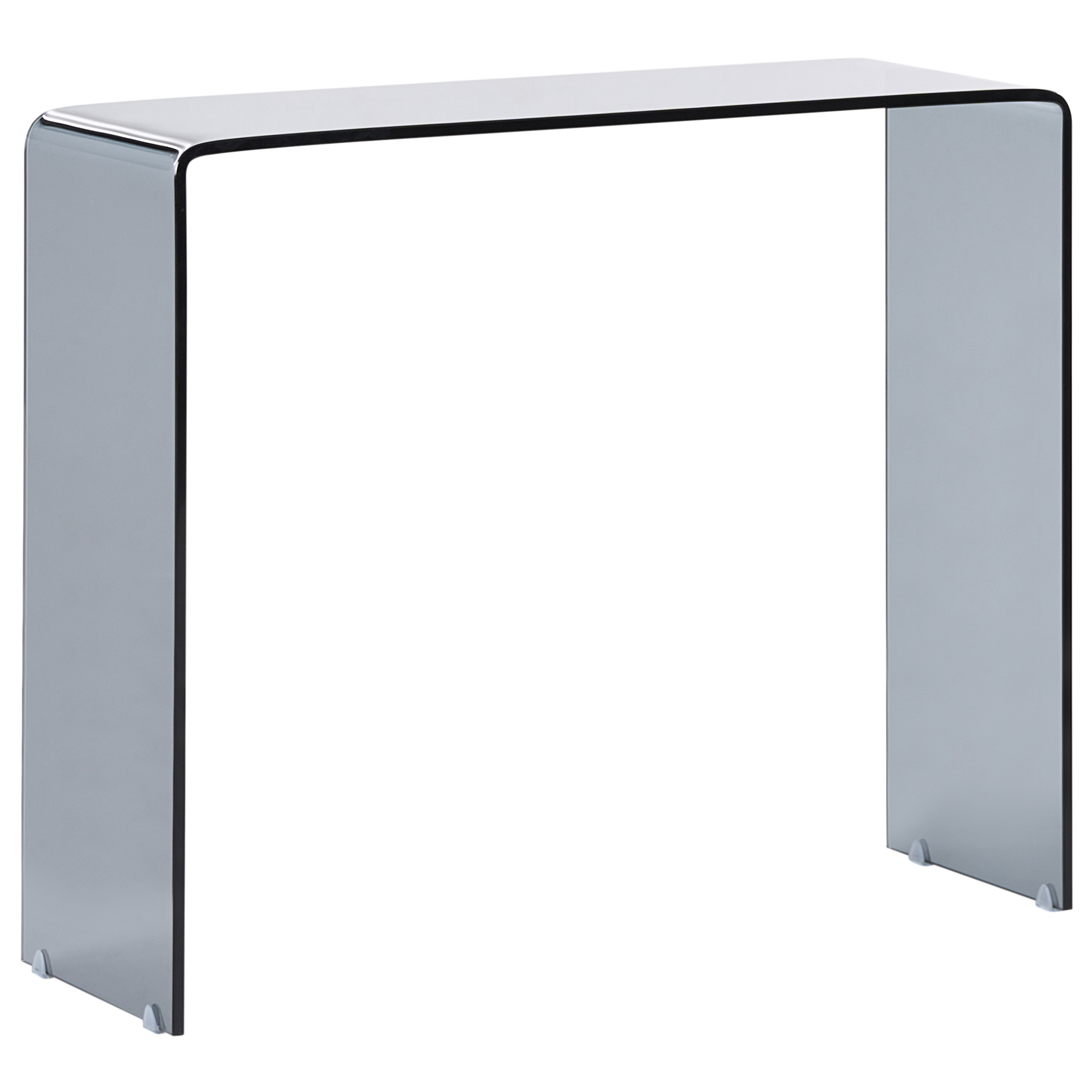 Konsolbord KENDALL Hærdet glas Sort
