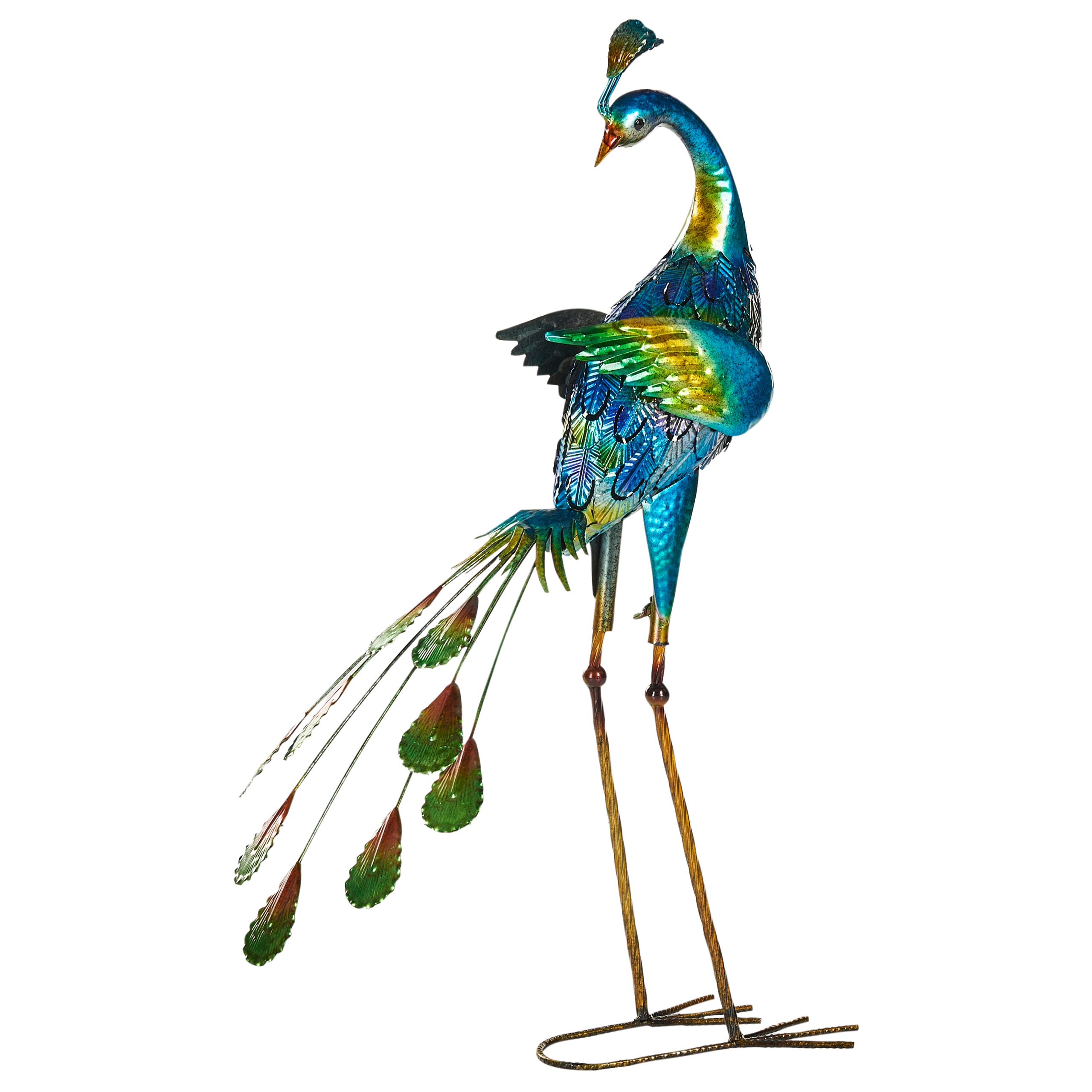 Havestatue PEACOCK Blå