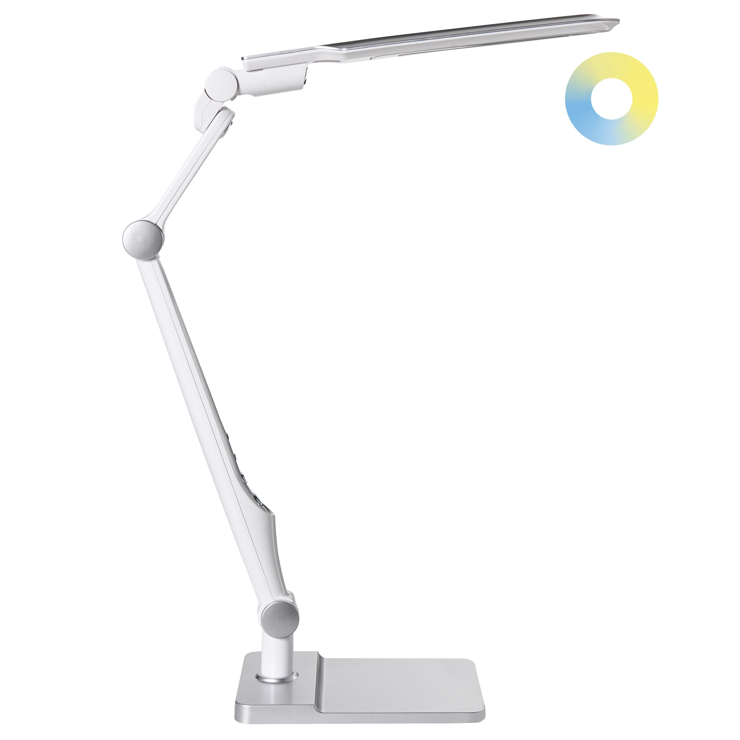 LED skrivebordslampe PEGASI Med dæmpning Sølv