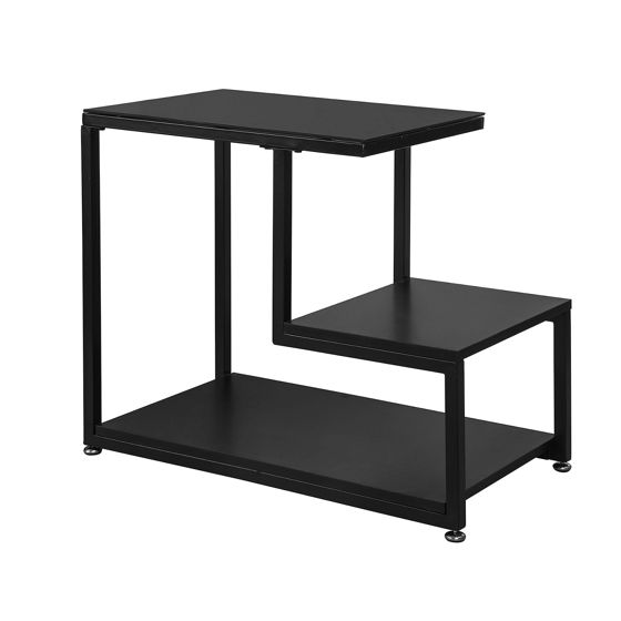 SoBuy Sofabord, bord dappoint, bord med hjul FBT65-SCH