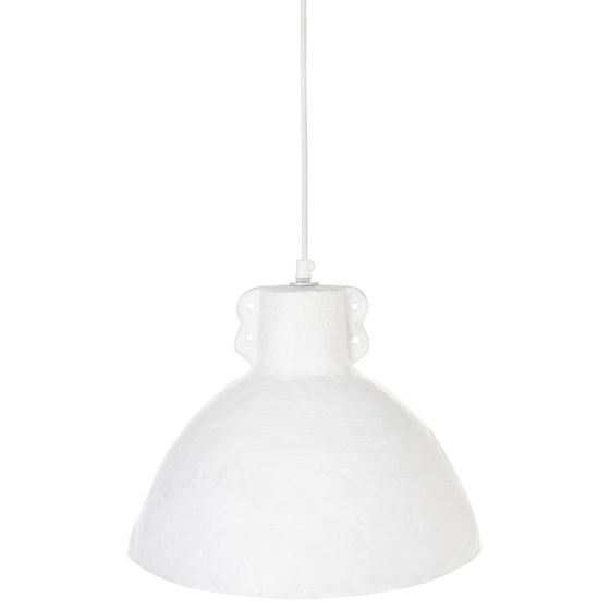 Loftlampe MIGUELETE Papmaché Hvid