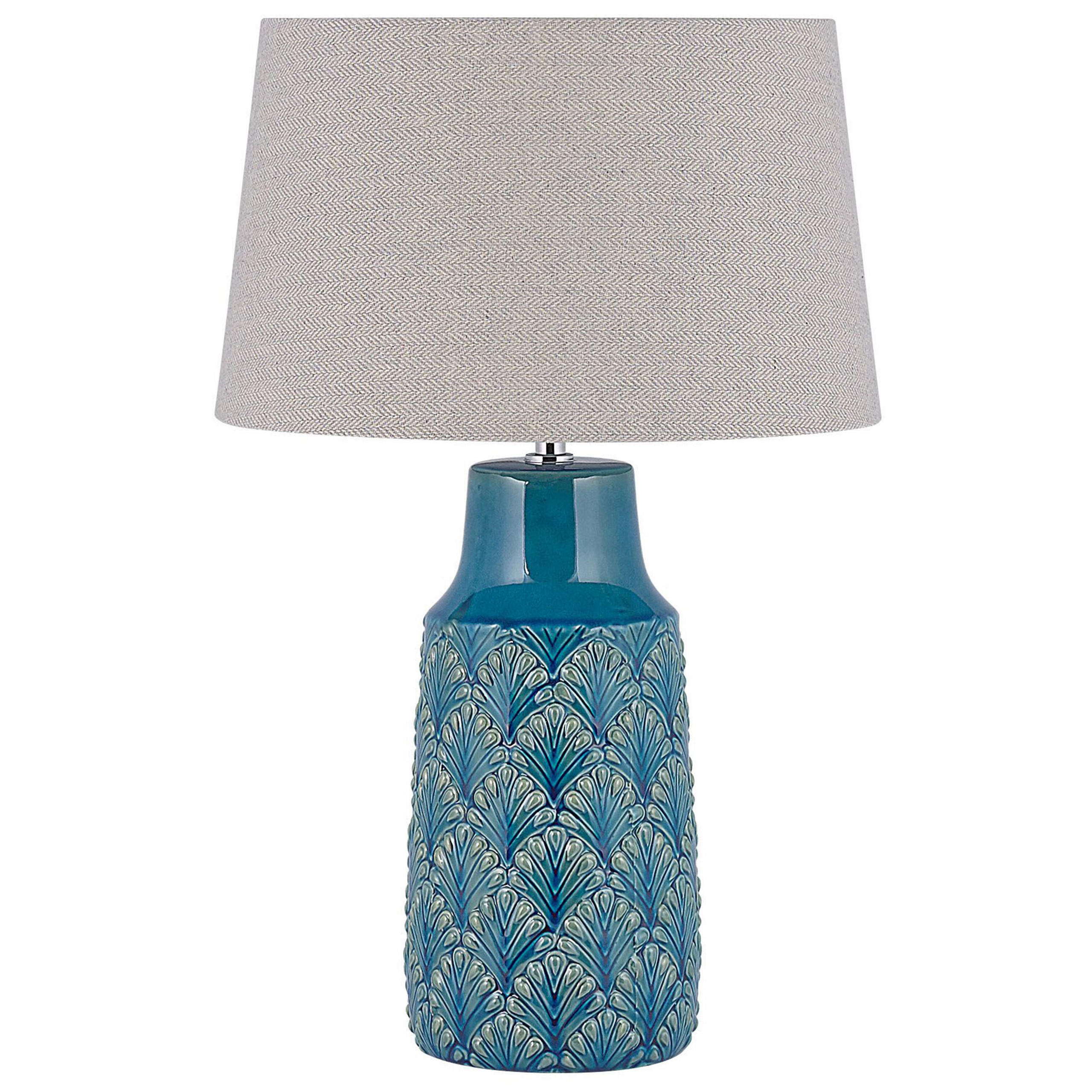 Bordlampe THAYA Keramik Blå