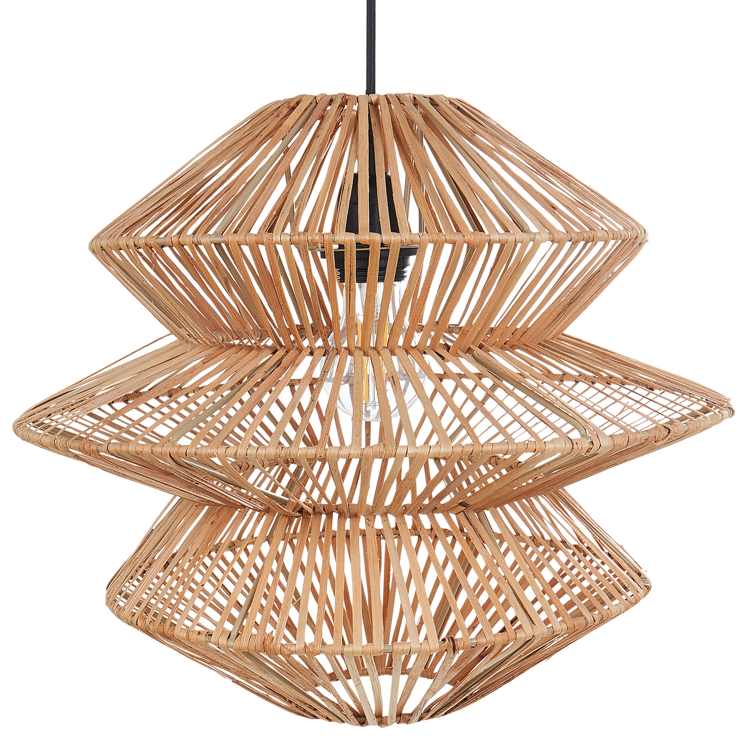 Loftlampe ANDUKI Rattan Naturlig