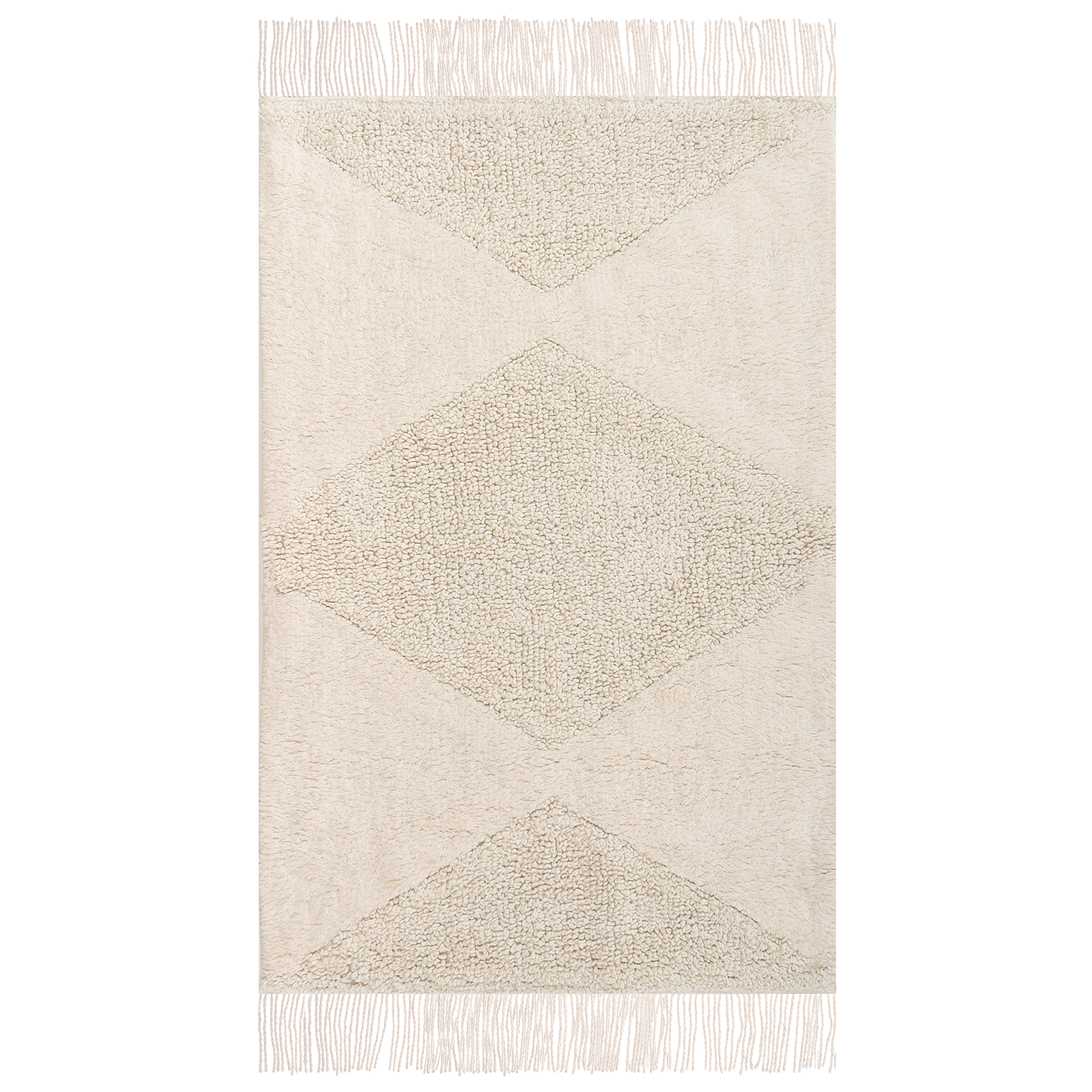 Børnetæppe KHONOMA Beige 55 x 120 cm Bomuld