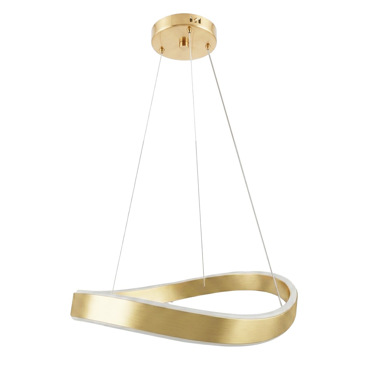 TOOLIGHT hængende loftlampe SWE065-CP 40cm Børstet guld 40x40x5cm