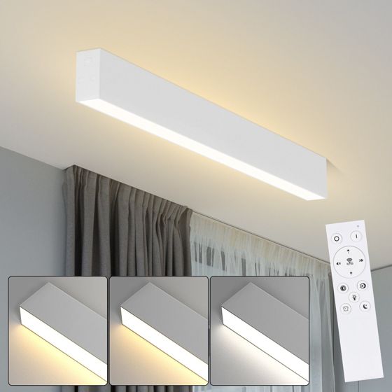 NETTLIFE LED - loftslampe til stuen - 53,6 cm stuelampe, lang lampe, moderne køkkenlampe 17W