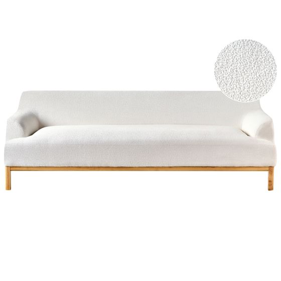 Sofa 3 personers SOSJO Boucle Cremehvid