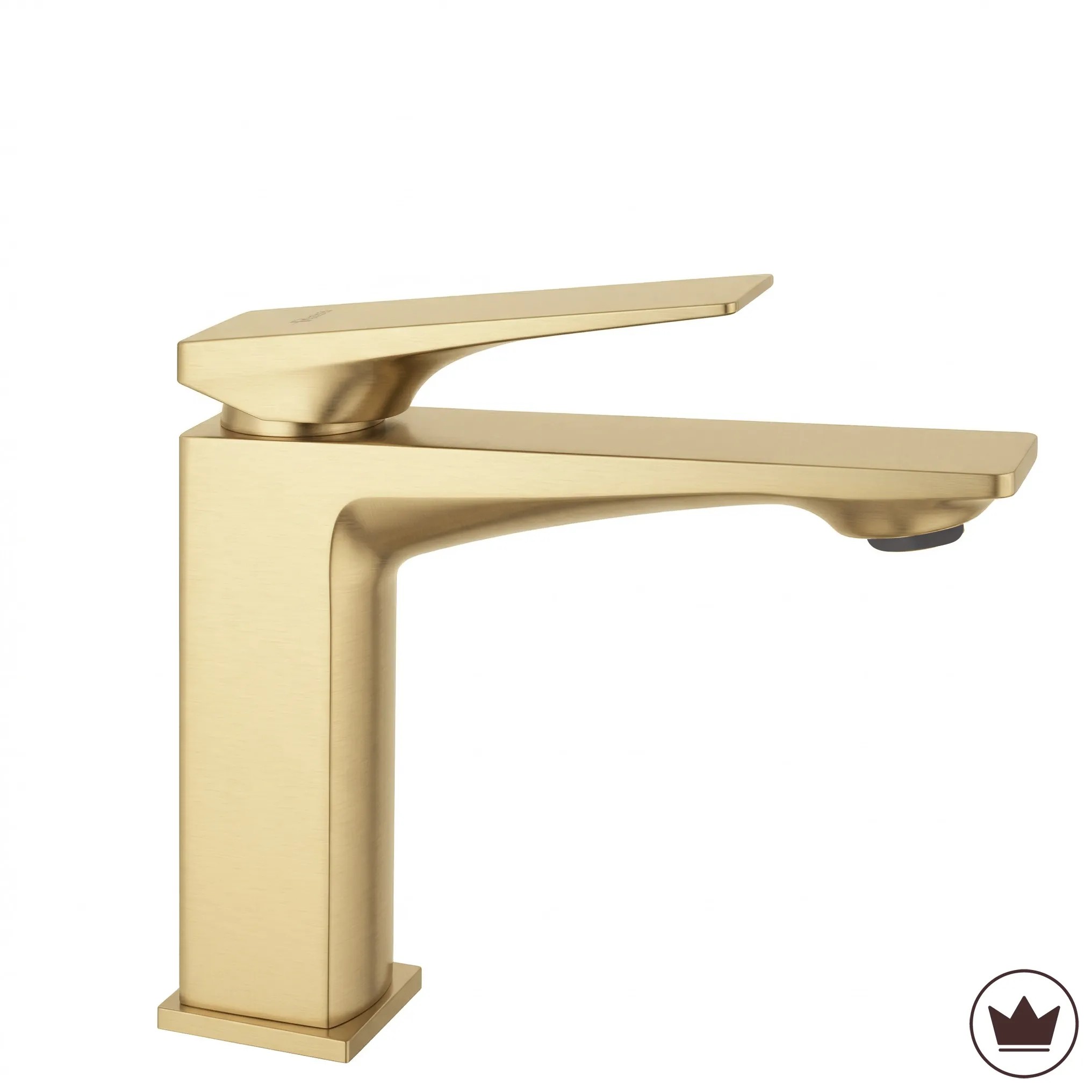 REA Premium håndvaskarmatur Prime Lav Børstet guld, 11x4,2x15cm