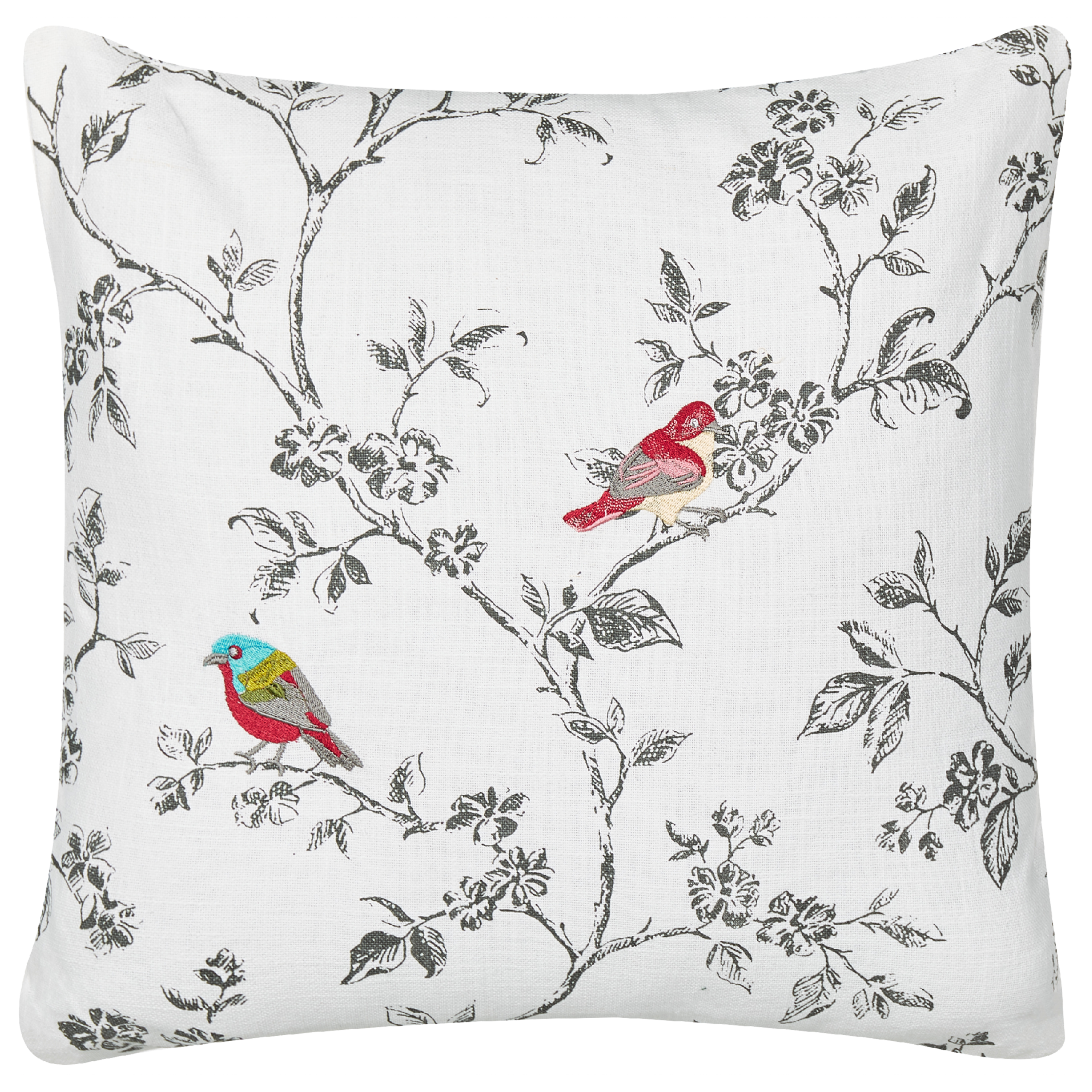 Pyntepude DILLENIA 45 x 45 cm Bomuld Hvid