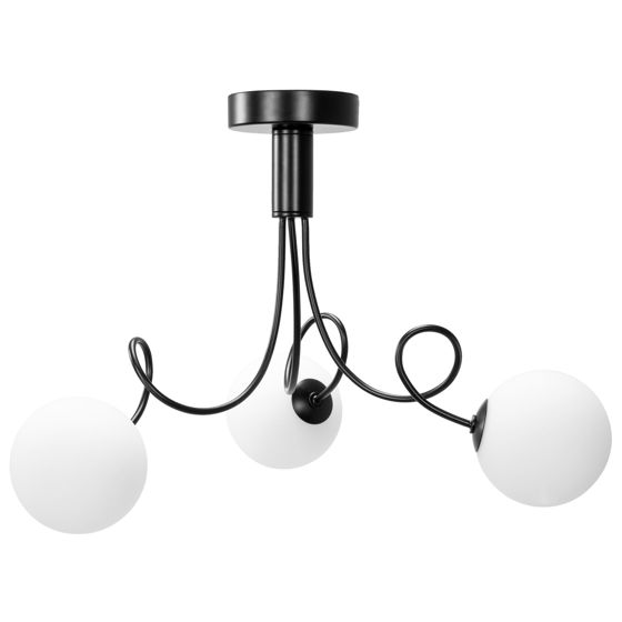 TOOLIGHT hængende loftlampe APP1154-3CP Sort/Hvid 40x40x31cm