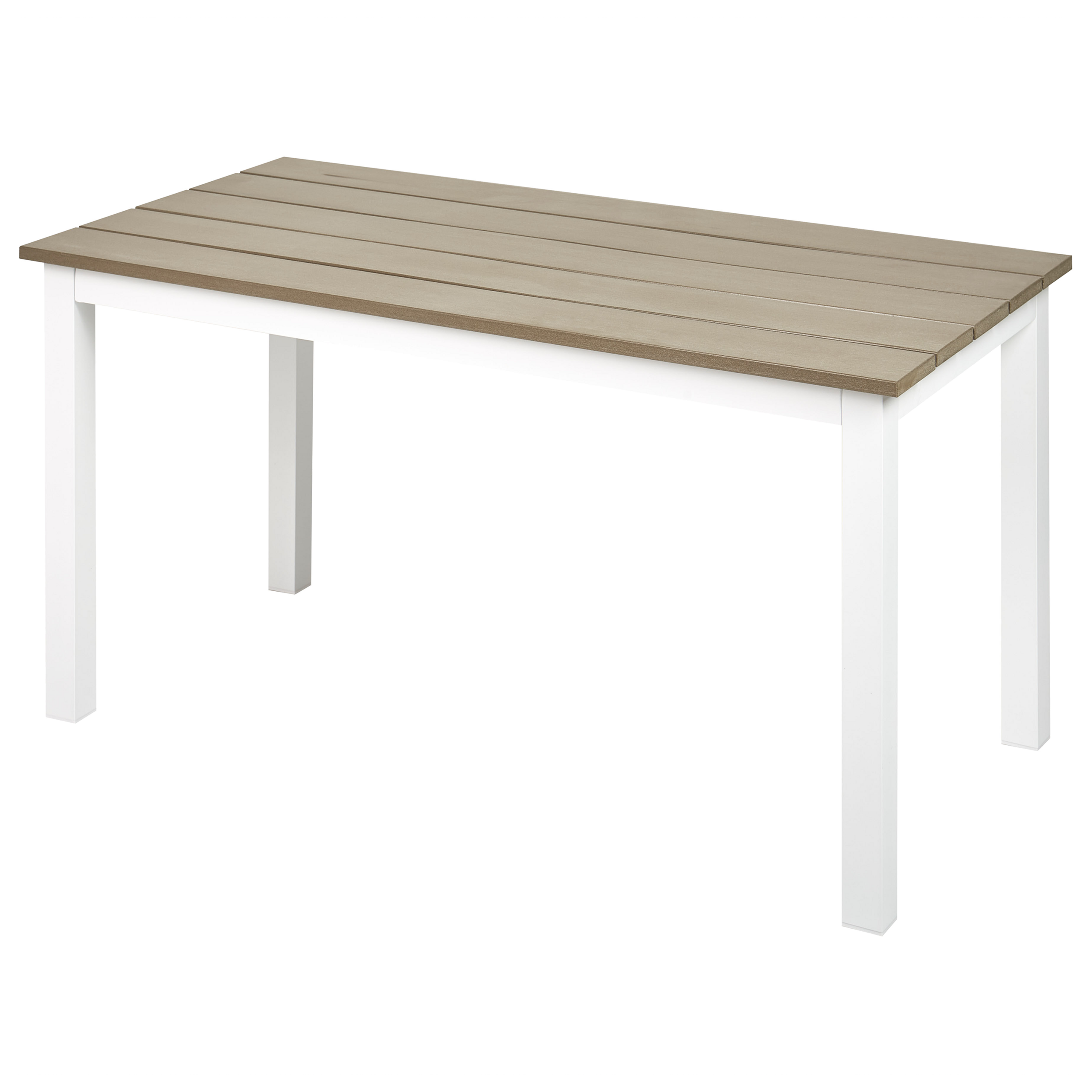 Havebord MESSINA 100 cm 52 cm Hvid