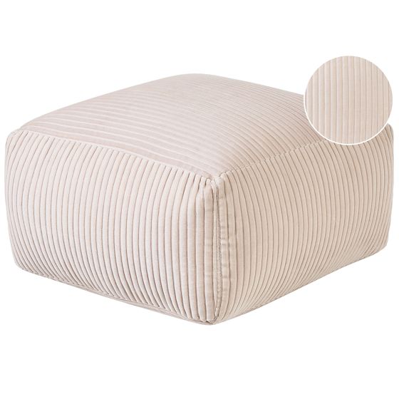 Puf MUKKI Bomuld Beige