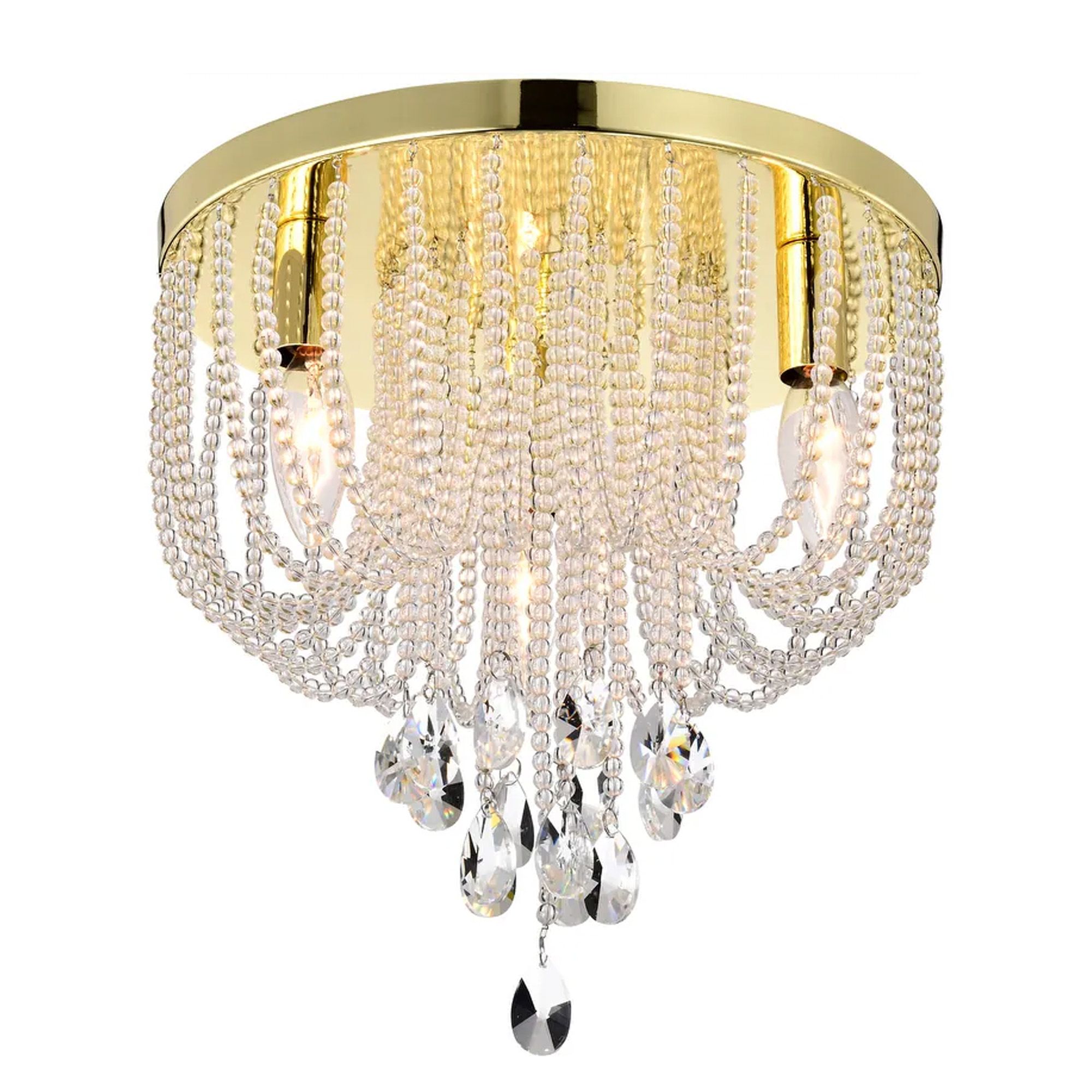 TOOLIGHT loftlampe APP1625-3C Krom/Guld 40x40x40cm
