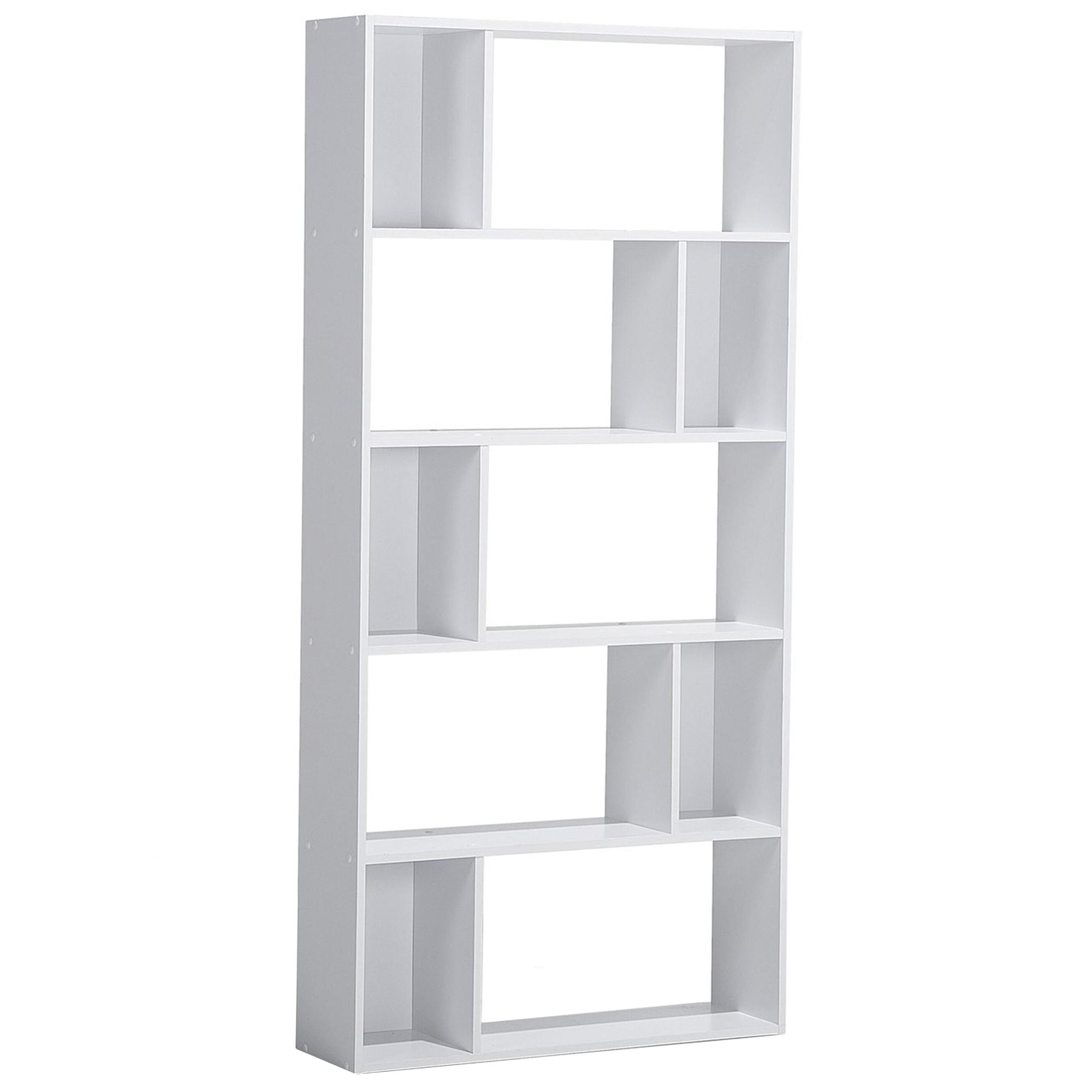 Bogreol med 5 hylder ORILLA 174 cm Hvid