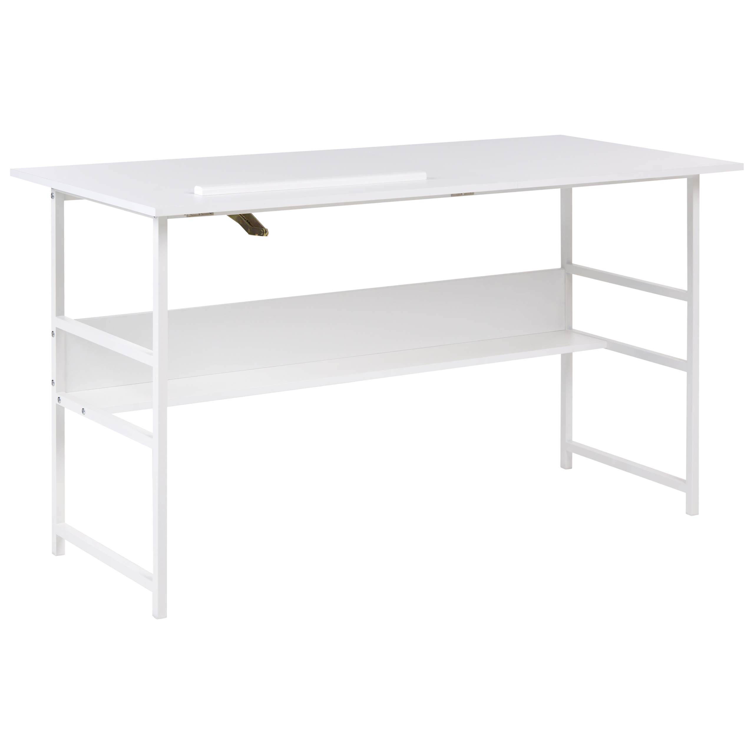 Vipbar tegnebord ORAN 140 cm 60 cm Hvid
