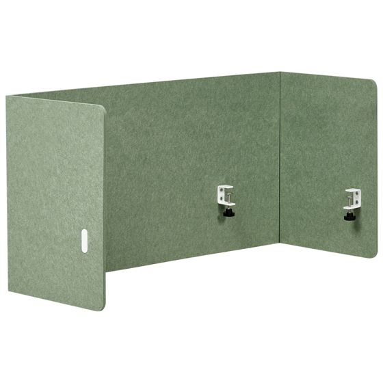 Skrivebordsdeler SOLOA 210 x 61 cm Grøn