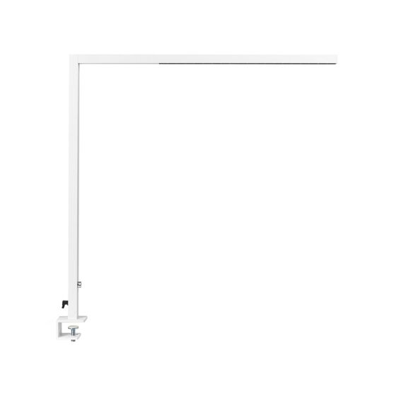 LED-klemmelampe VOLANS Med dæmpning Metal Hvid