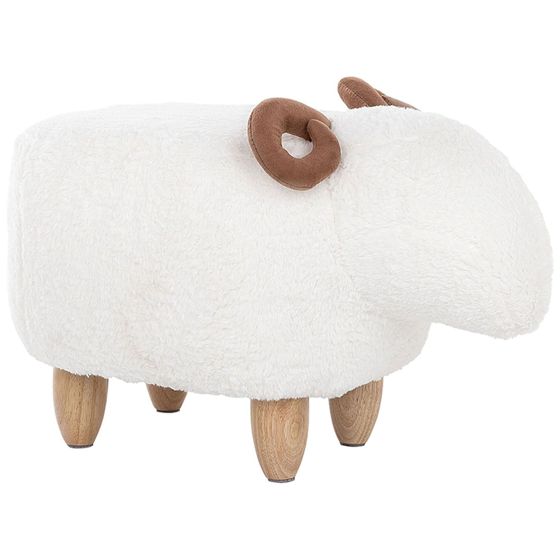 Dyrepuf LAMB Lam Hvid